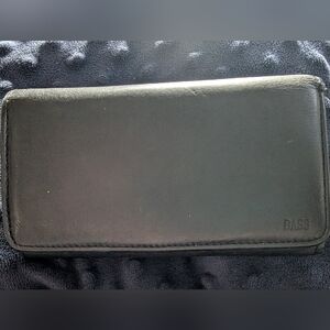 Bass Classic Black Leather Wallet
